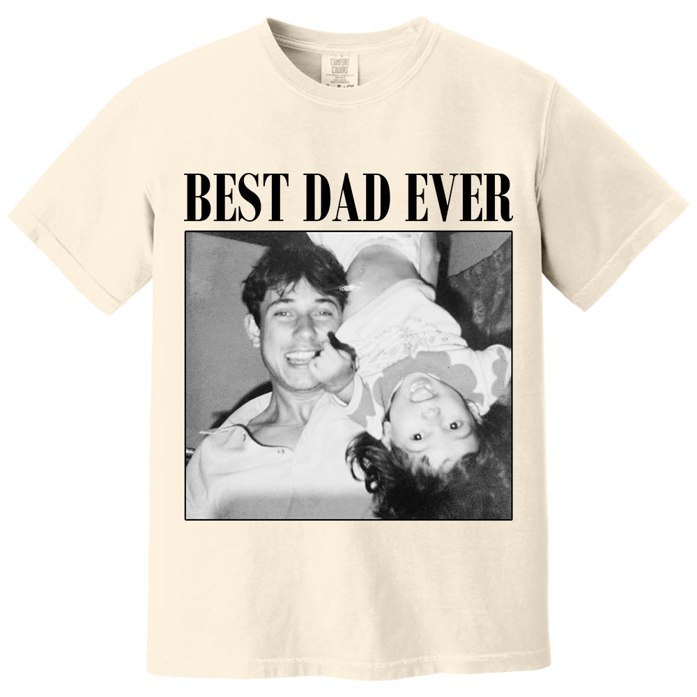 Custom Photo Dad Shirt, Personalised Comfort Colors Dad Shirt, Dad Picture Tshirt , Christmas Gift for Dad, Dad Tee, Dad Gift, Grandpa Gift VH01