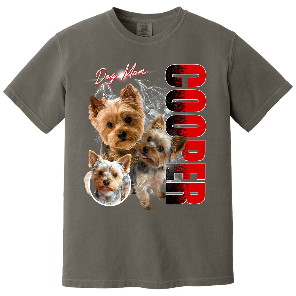 Custom Photo Dog Shirt - Personalized Dog Bootleg Shirt Vrs5 A2110
