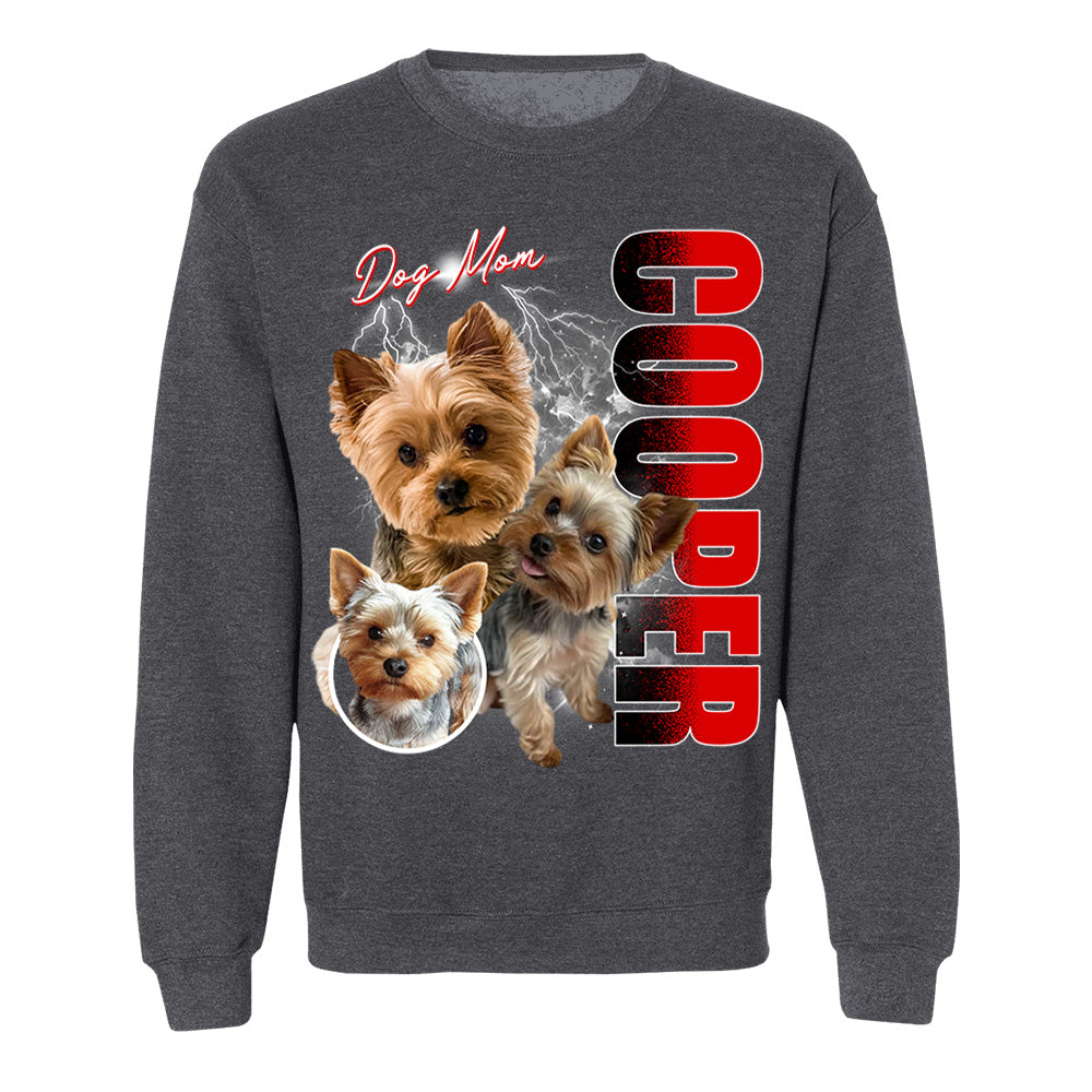Custom Photo Dog Shirt - Personalized Dog Bootleg Shirt Vrs5 A2110