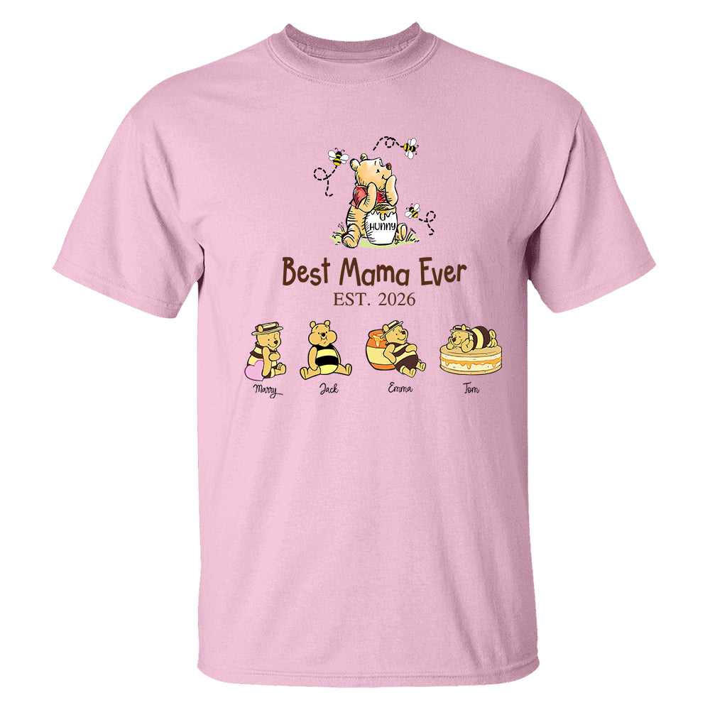 Mama Bear Best Mama Ever,  Mama Est, Personalized Sweatshirt Mama Bear, Grandma Bear, Gifts For Mom, Gift For Grandma, Gifts For Mother's Day