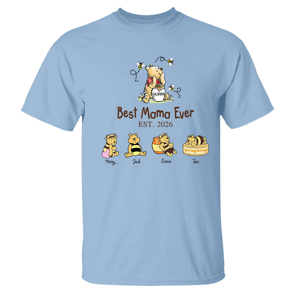 Mama Bear Best Mama Ever,  Mama Est, Personalized Sweatshirt Mama Bear, Grandma Bear, Gifts For Mom, Gift For Grandma, Gifts For Mother's Day