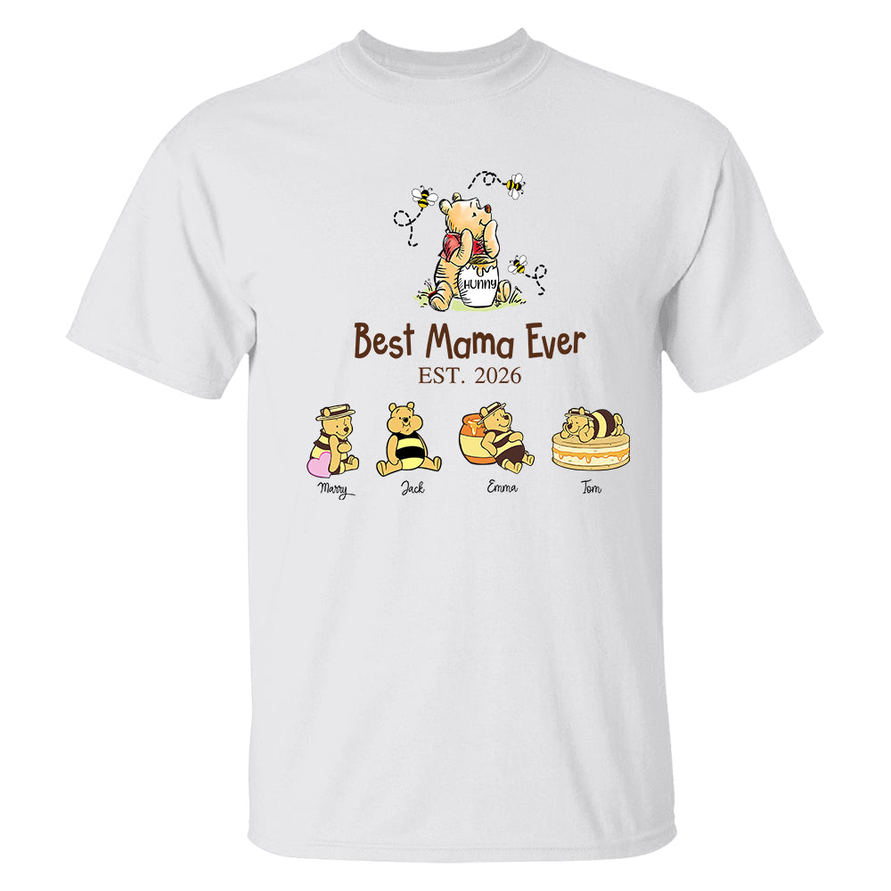 Mama Bear Best Mama Ever,  Mama Est, Personalized Sweatshirt Mama Bear, Grandma Bear, Gifts For Mom, Gift For Grandma, Gifts For Mother's Day