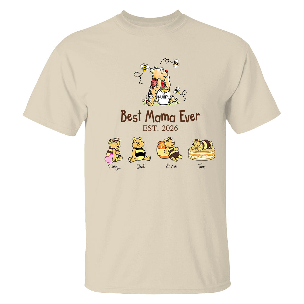 Mama Bear Best Mama Ever,  Mama Est, Personalized Sweatshirt Mama Bear, Grandma Bear, Gifts For Mom, Gift For Grandma, Gifts For Mother's Day