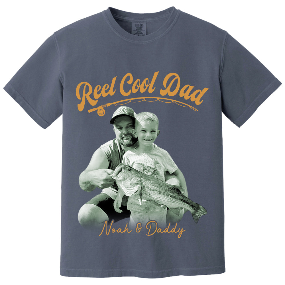 Reel Cool Dad - Personalized Vintage Shirt For Fishing Family - Gifts For Dad NA04 VH01