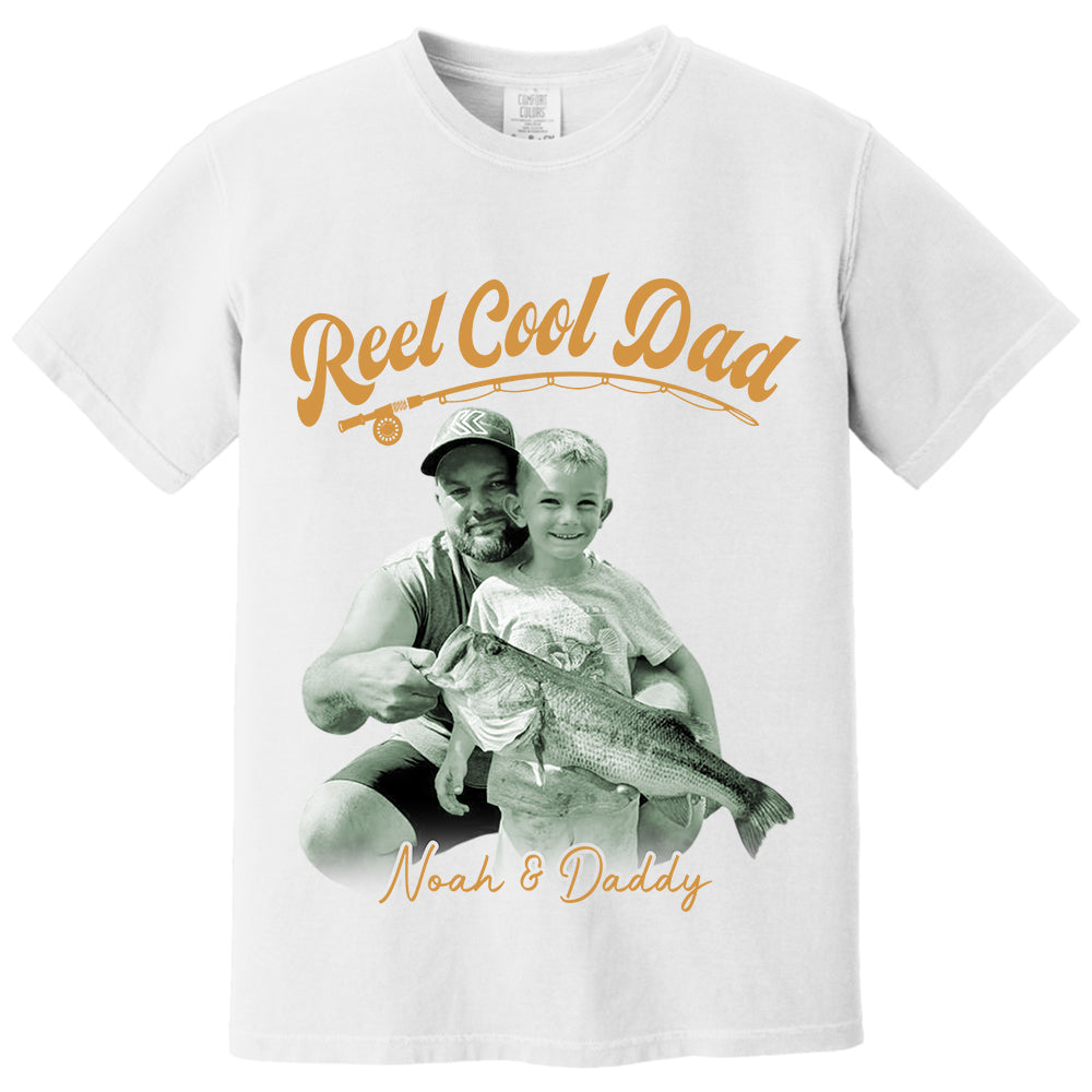Reel Cool Dad - Personalized Vintage Shirt For Fishing Family - Gifts For Dad NA04 VH01