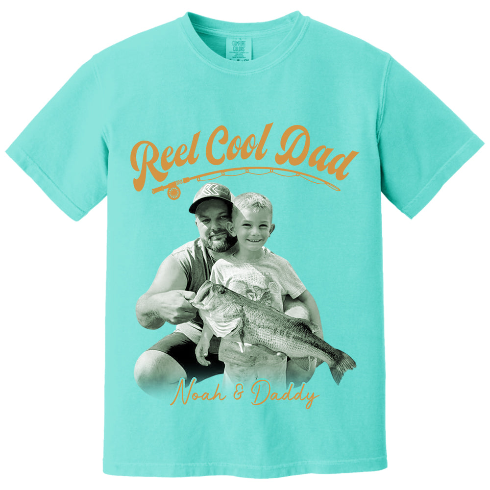 Reel Cool Dad - Personalized Vintage Shirt For Fishing Family - Gifts For Dad NA04 VH01