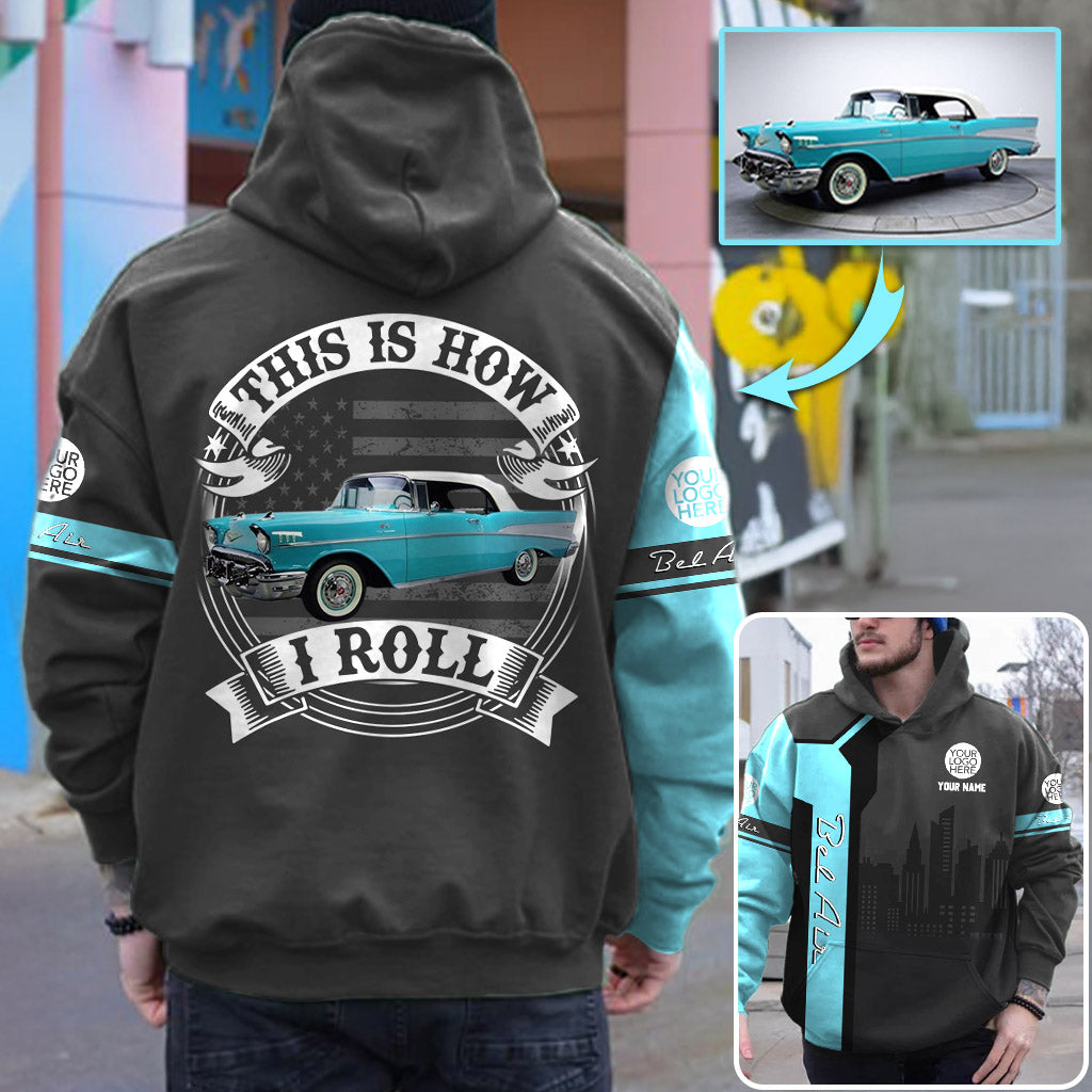 This Is How I Roll - Custom Photo Car Hoodie - Personalized Name Class ...
