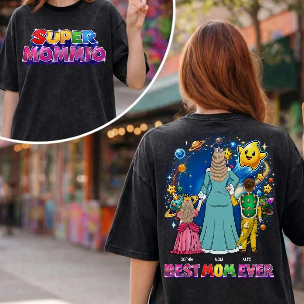 Customized Super Mamamio - Best Mama In The Universe Shirt Gift For Mom