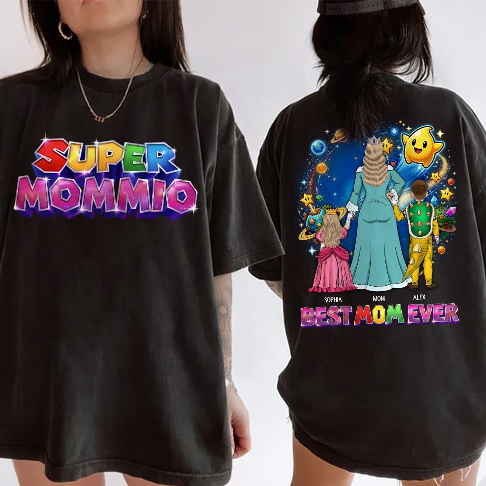 Customized Super Mamamio - Best Mama In The Universe Shirt Gift For Mom