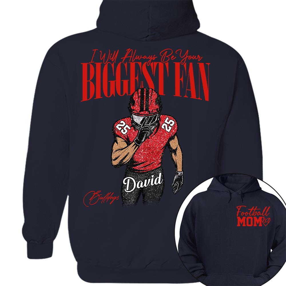I'll Always Be Your Biggest Fan - Washed Tee Retro Bootleg Shirt For Football Players Na02 Hv01
