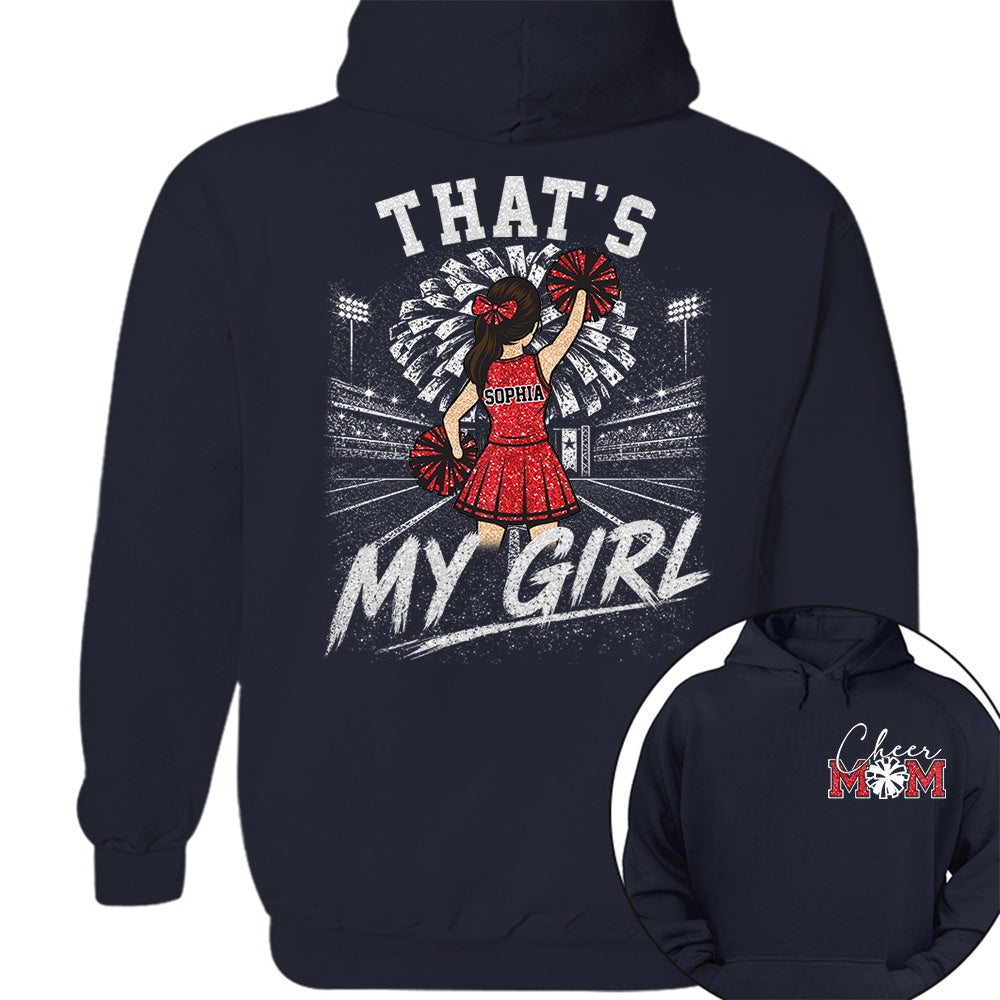 Personalized Cheer Mom Shirt, Custom Those Are My Boys T-Shirt, Team Name & Player Number Tee, Cheerleading Season Gift NA02 VH01