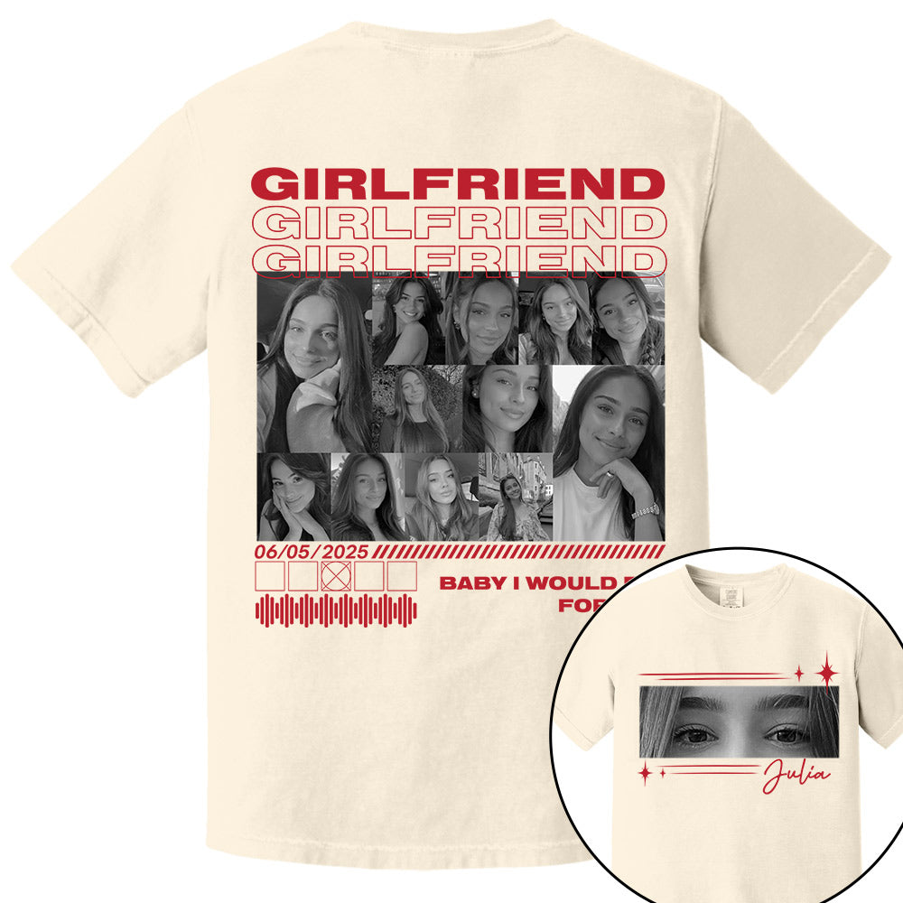 Only You Shirt, Only You Photo Shirt, Boyfriend Shirt, Girlfriend Collage T-Shirt, Girlfriend Tshirt Only You, Valentines Custom Photo Shirt Na02 Li29