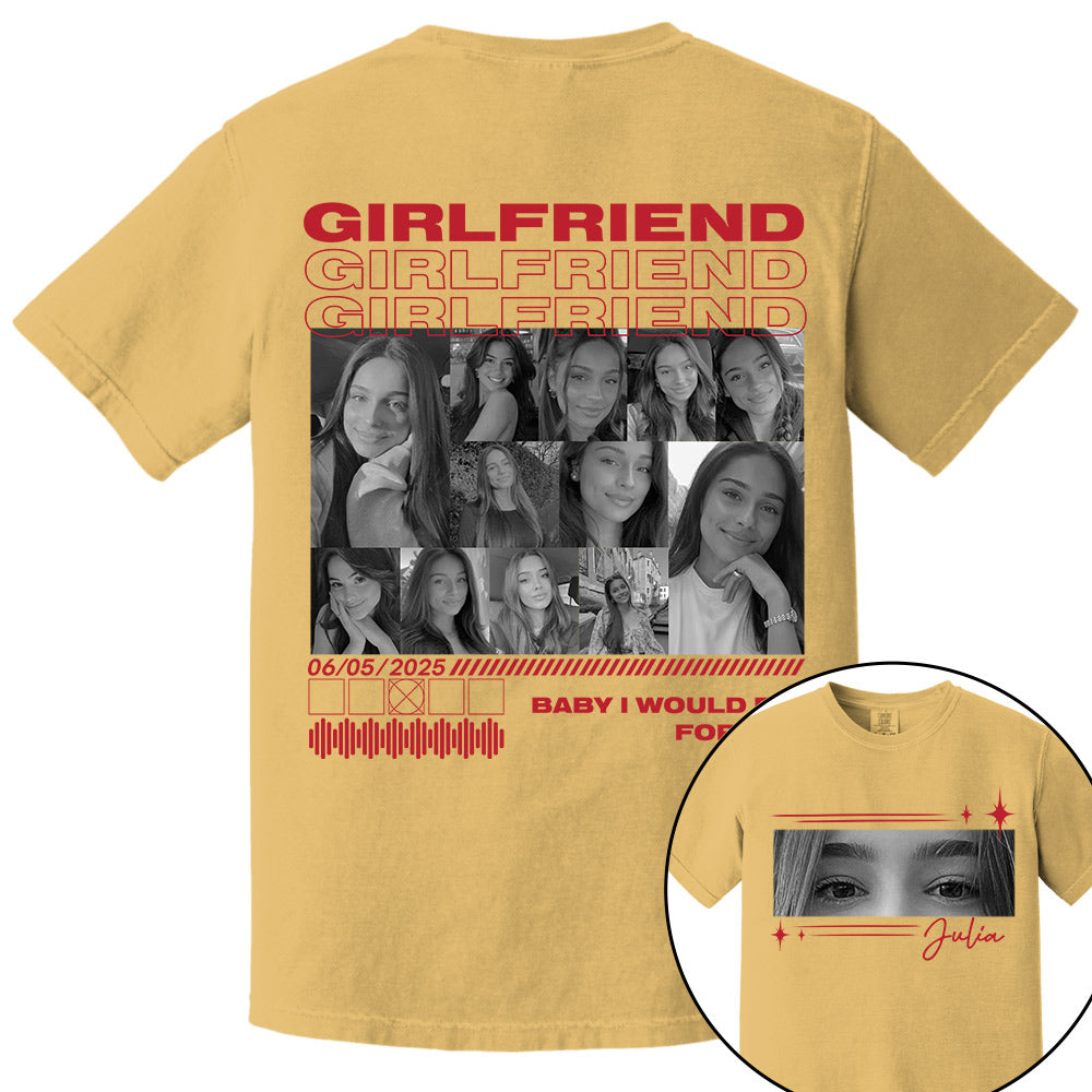 Only You Shirt, Only You Photo Shirt, Boyfriend Shirt, Girlfriend Collage T-Shirt, Girlfriend Tshirt Only You, Valentines Custom Photo Shirt Na02 Li29