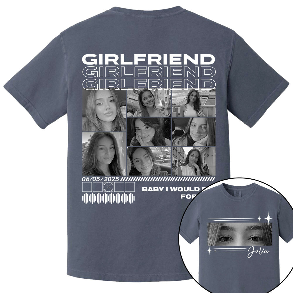 Only You Shirt, Only You Photo Shirt, Boyfriend Shirt, Girlfriend Collage T-Shirt, Girlfriend Tshirt Only You, Valentines Custom Photo Shirt Na02 Li29