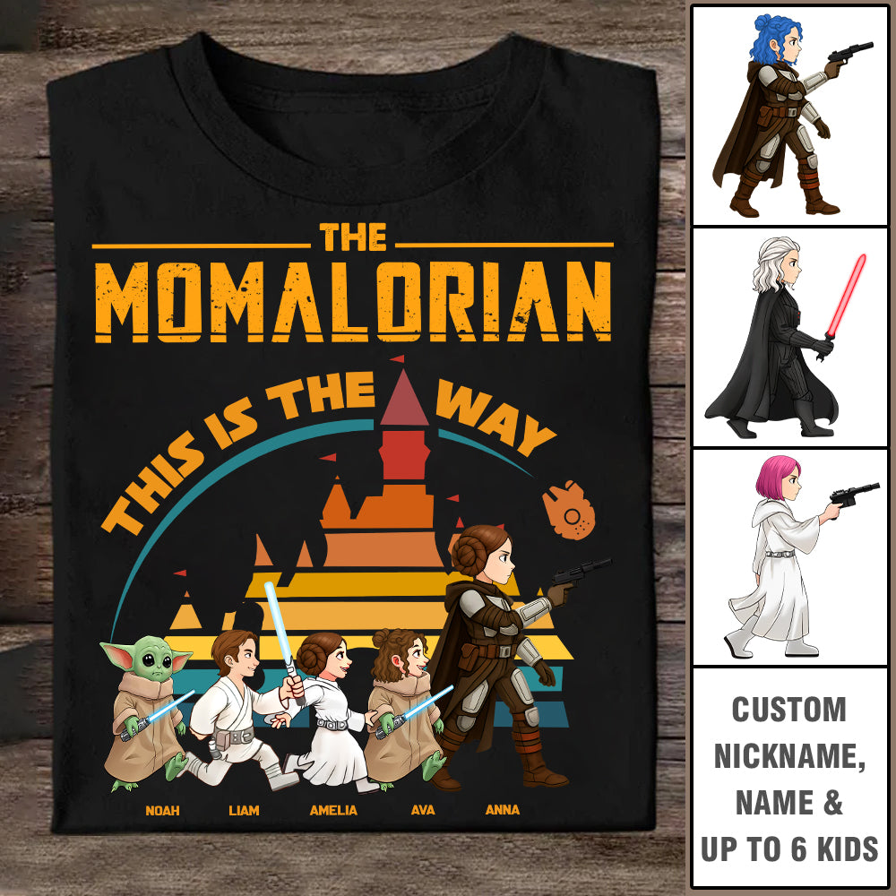 The Momalorian This Is The Way - Personalized Shirt Gift For Mom
