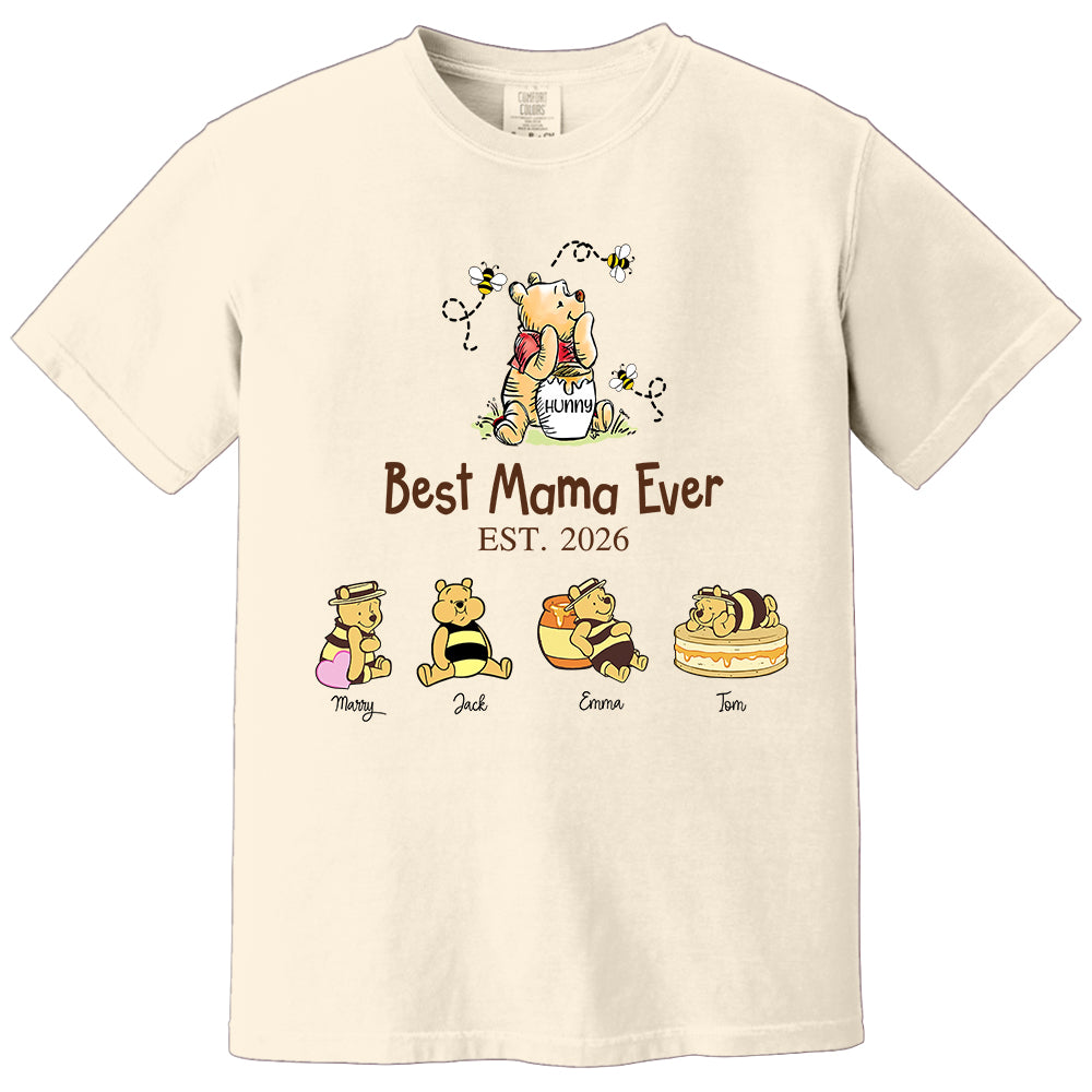 Mama Bear Best Mama Ever,  Mama Est, Personalized Sweatshirt Mama Bear, Grandma Bear, Gifts For Mom, Gift For Grandma, Gifts For Mother's Day