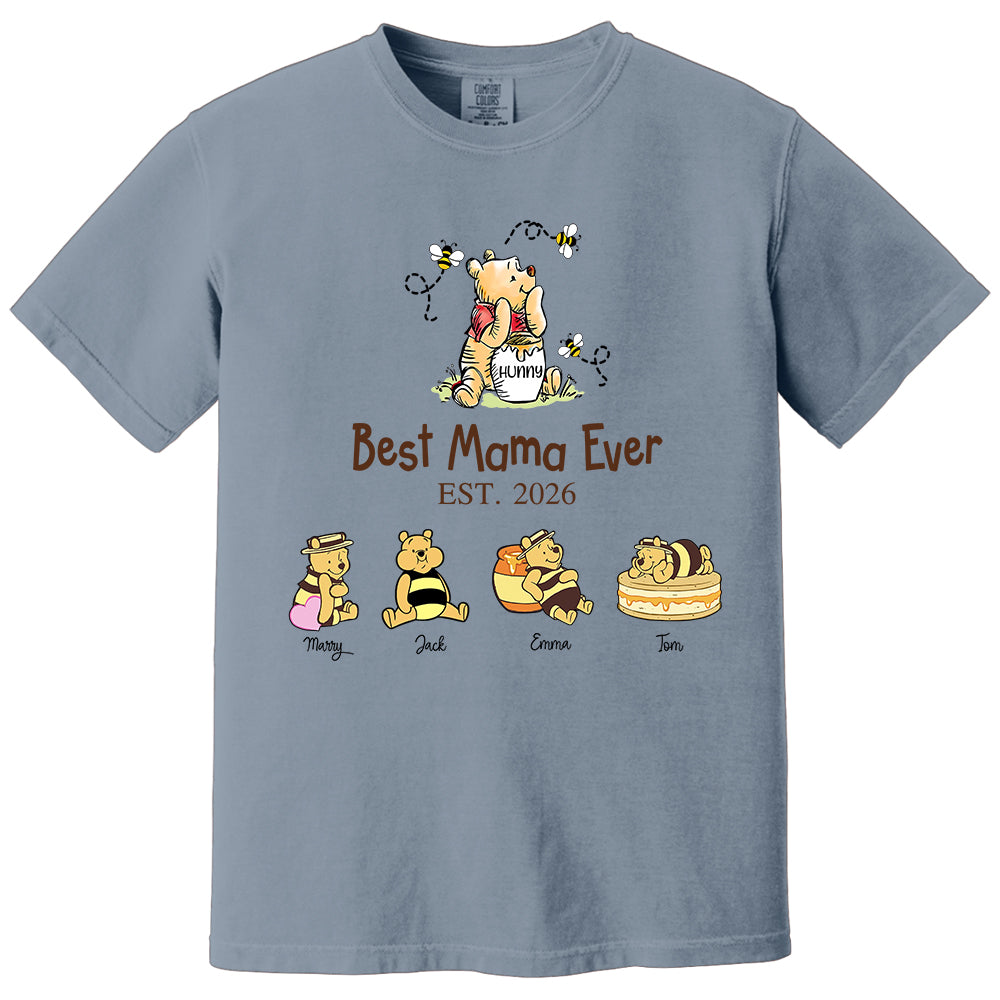 Mama Bear Best Mama Ever,  Mama Est, Personalized Sweatshirt Mama Bear, Grandma Bear, Gifts For Mom, Gift For Grandma, Gifts For Mother's Day