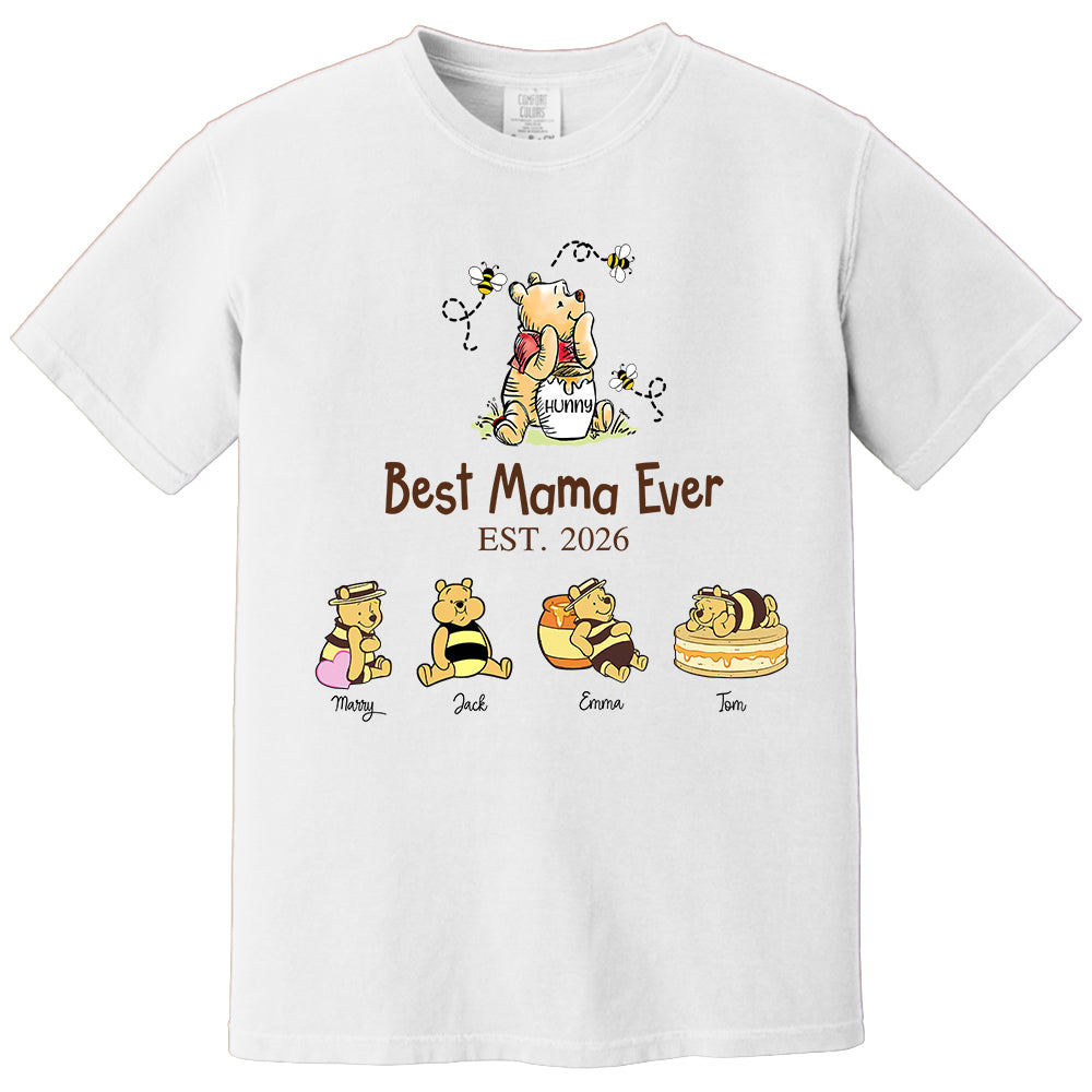 Mama Bear Best Mama Ever,  Mama Est, Personalized Sweatshirt Mama Bear, Grandma Bear, Gifts For Mom, Gift For Grandma, Gifts For Mother's Day