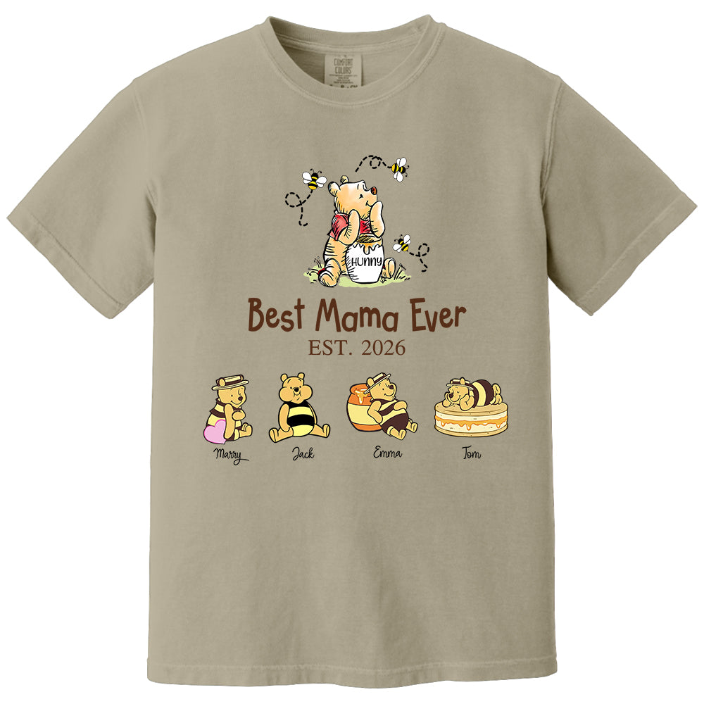 Mama Bear Best Mama Ever,  Mama Est, Personalized Sweatshirt Mama Bear, Grandma Bear, Gifts For Mom, Gift For Grandma, Gifts For Mother's Day