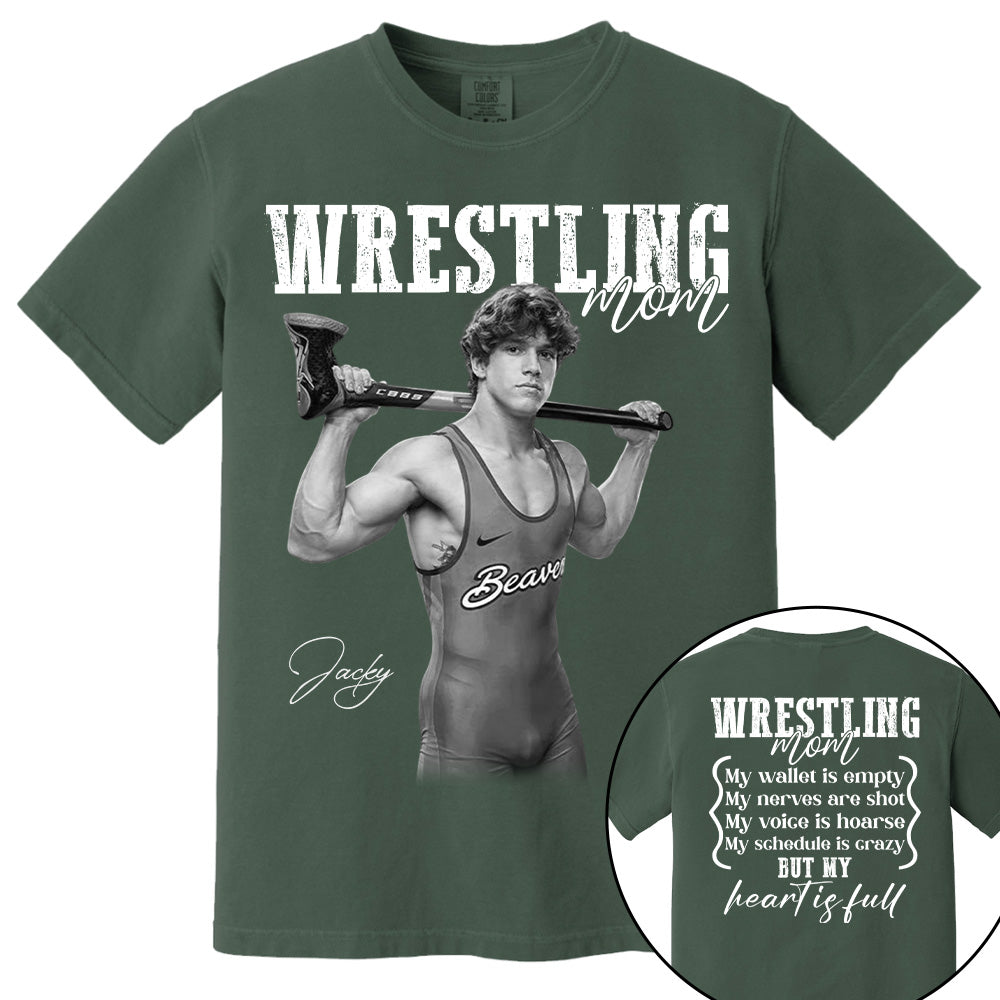Wrestling Mom - Personalized Tops For Wrestling Lovers Wrestling Family NA04