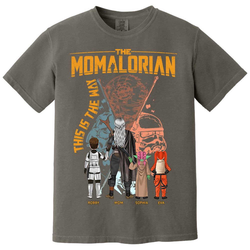The Momalorian This Is The Way - Personalized Shirt For Mom - Mother's Day Gift 2026 T1807 Nh00