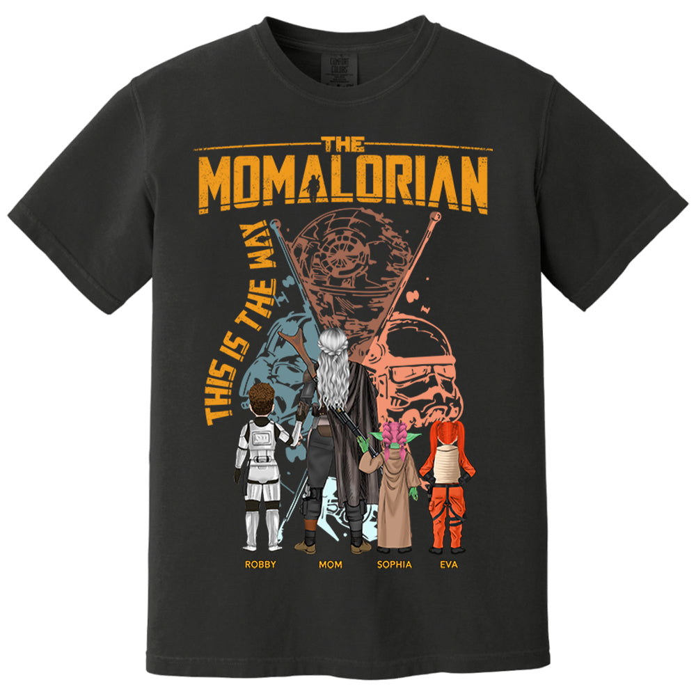 The Momalorian This Is The Way - Personalized Shirt For Mom - Mother's Day Gift 2026 T1807 Nh00