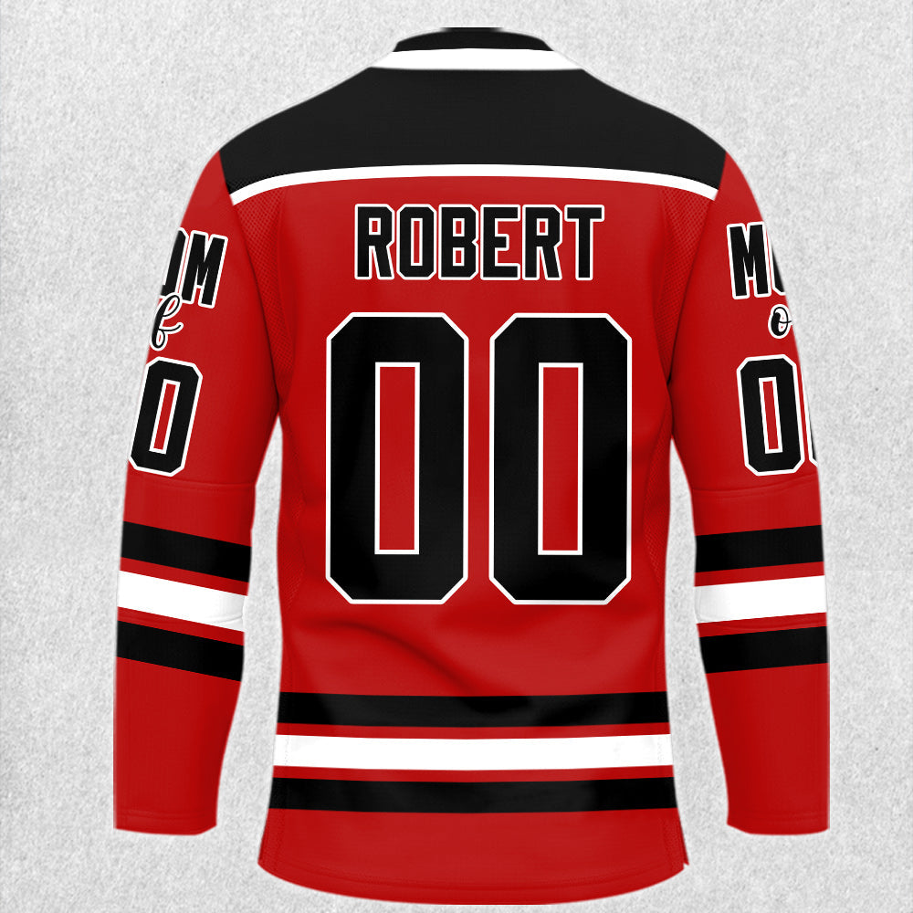 I Will Always Be Your Biggest Fan Hockey Jersey Shirt Gift For Hockey Lovers Hockey Mom Family Fan H2511 Trna