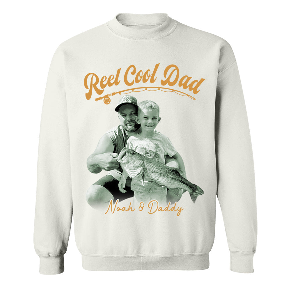 Reel Cool Dad - Personalized Vintage Shirt For Fishing Family - Gifts For Dad NA04 VH01