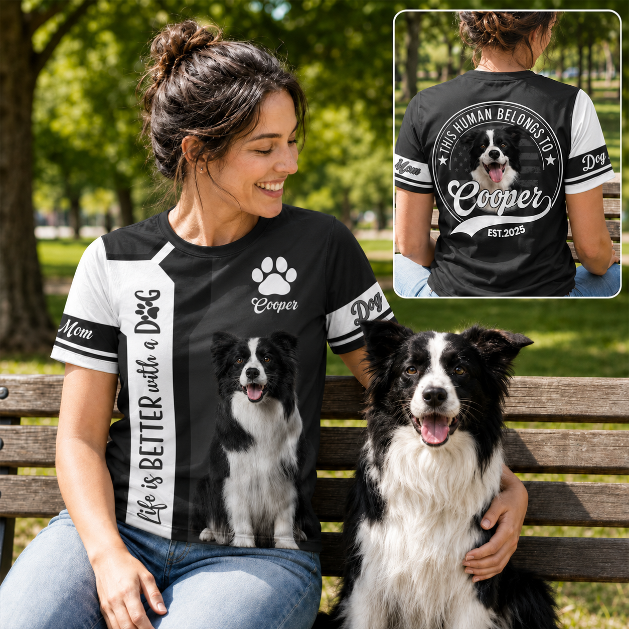 Custom Life Is Better With A Dog, Personalized Shirt, Gift For Dog Lover T1807