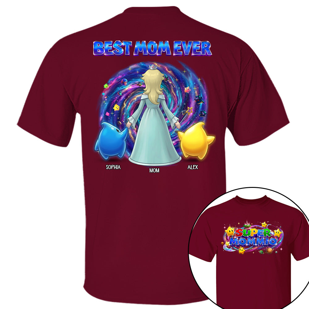 Super Mommio Galaxy Personalized Shirt, Gift For Mommy Mama L0411 T24