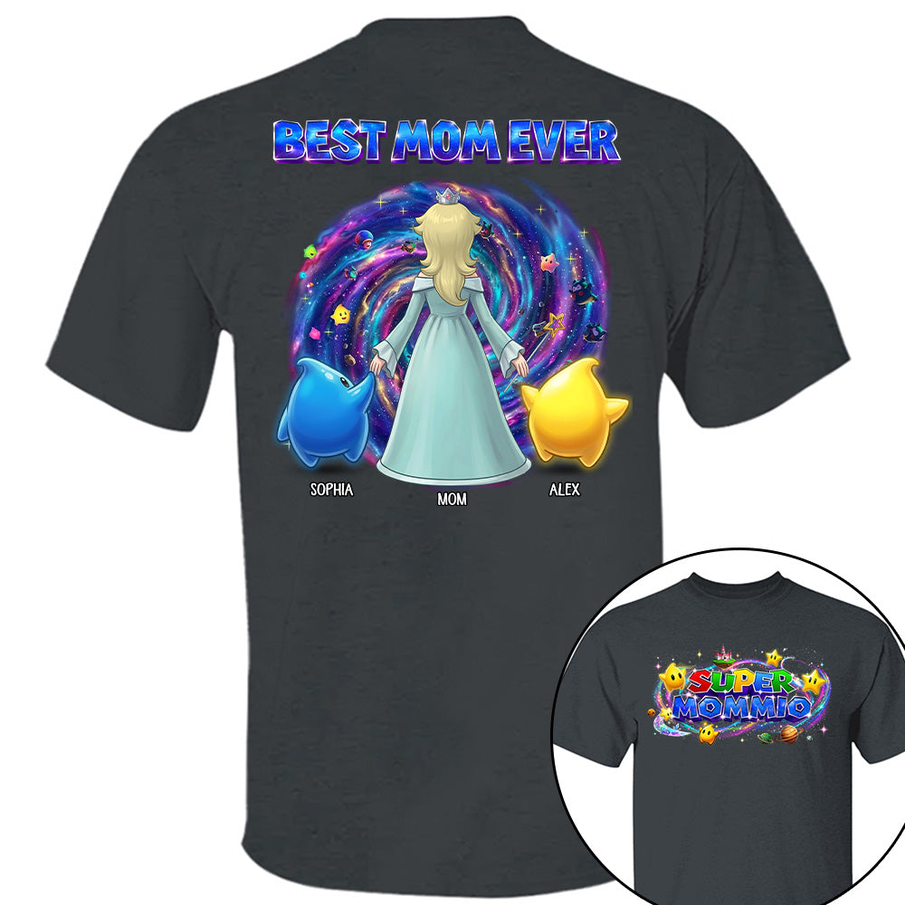 Super Mommio Galaxy Personalized Shirt, Gift For Mommy Mama L0411 T24