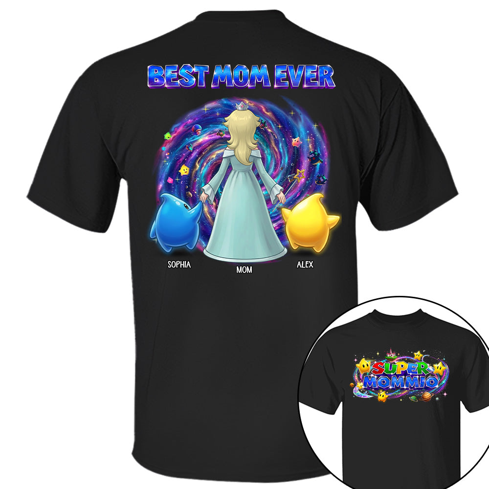 Super Mommio Galaxy Personalized Shirt, Gift For Mommy Mama L0411 T24