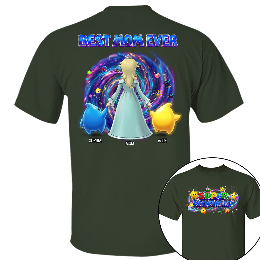 Super Mommio Galaxy Personalized Shirt, Gift For Mommy Mama L0411 T24