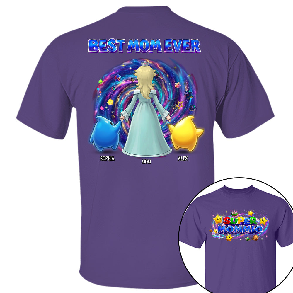 Super Mommio Galaxy Personalized Shirt, Gift For Mommy Mama L0411 T24