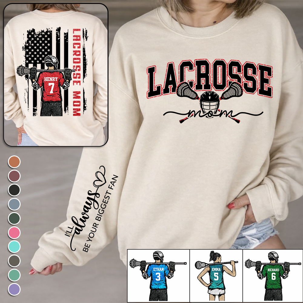 Lacrosse Mom - I'll Always Be Your Biggest Fan Personalized Shirt For Lacrosse Family T1807 TH23