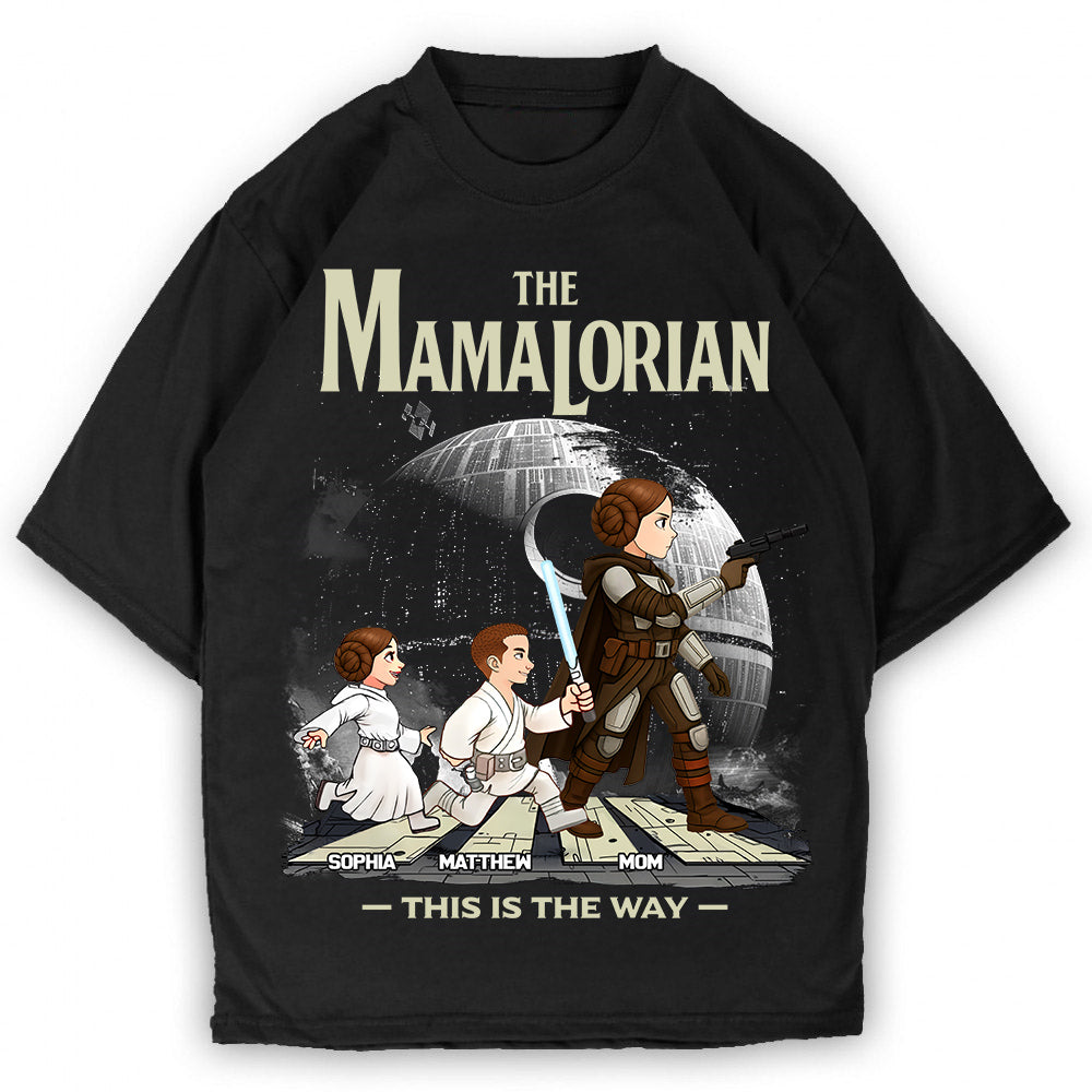 The Mamalorian This Is The Way - Personalized Shirt For Mom Do99