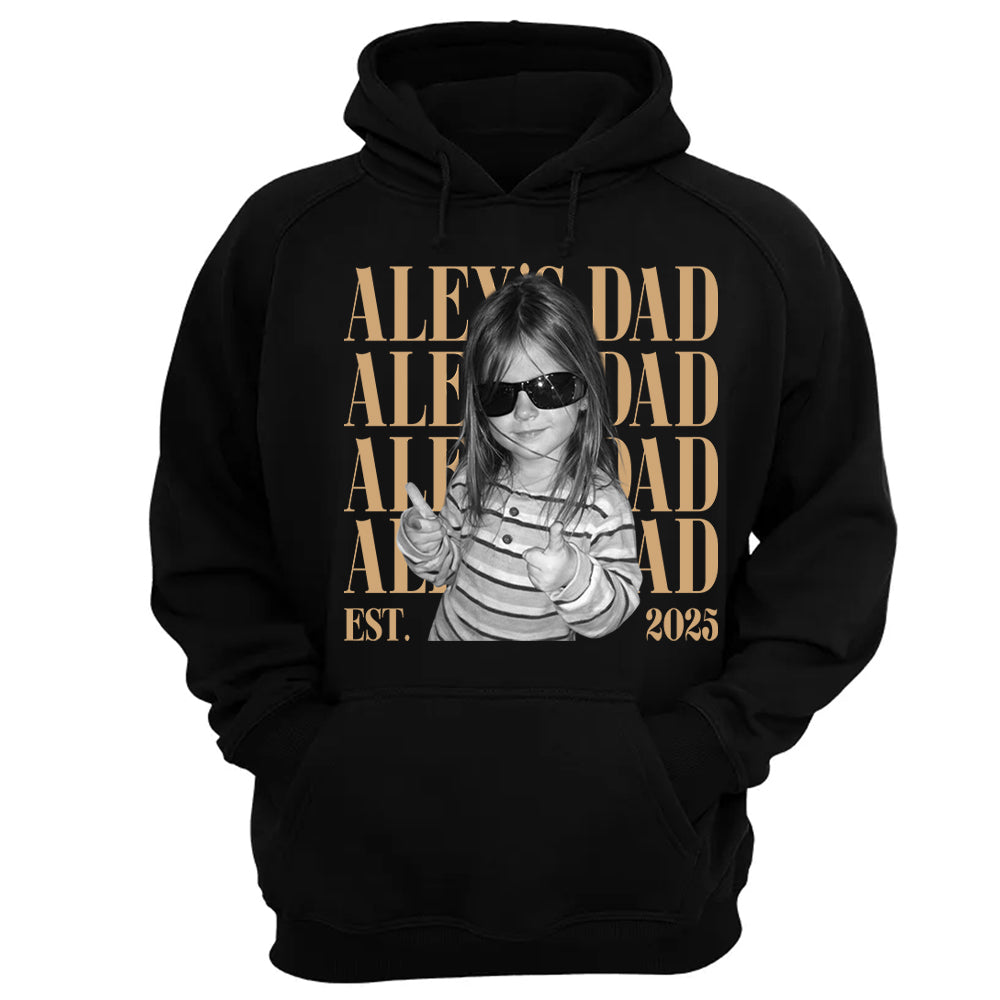Classic Custom Dad Vintage Photo Shirt: Personalized Fathers Day Shirt With Kids Photo, Funny Dad Shirt, Best Dad Ever Shirt, New Dad Gift T24