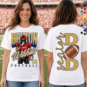 Custom Football Senior Mom 2027 Shirt, Senior Year Football Gift Idea L0411 Nh00