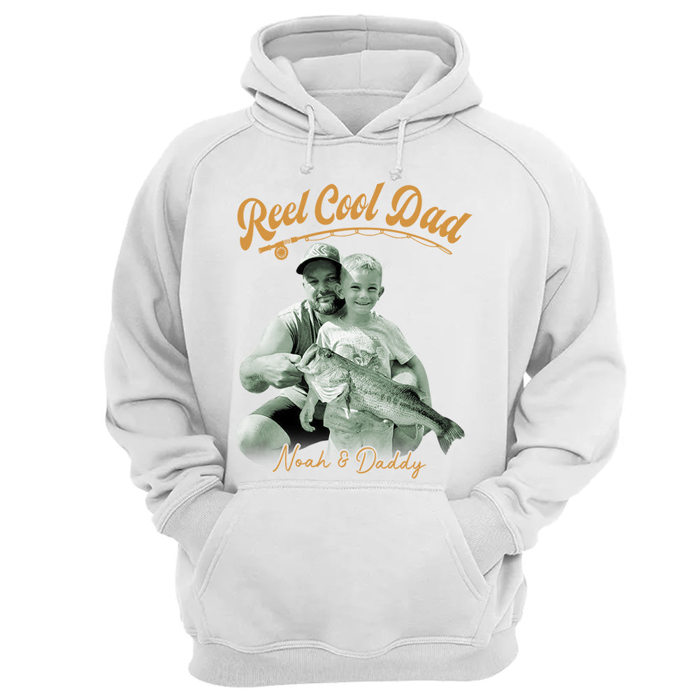 Reel Cool Dad - Personalized Vintage Shirt For Fishing Family - Gifts For Dad NA04 VH01