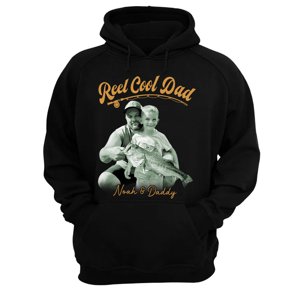 Reel Cool Dad - Personalized Vintage Shirt For Fishing Family - Gifts For Dad NA04 VH01