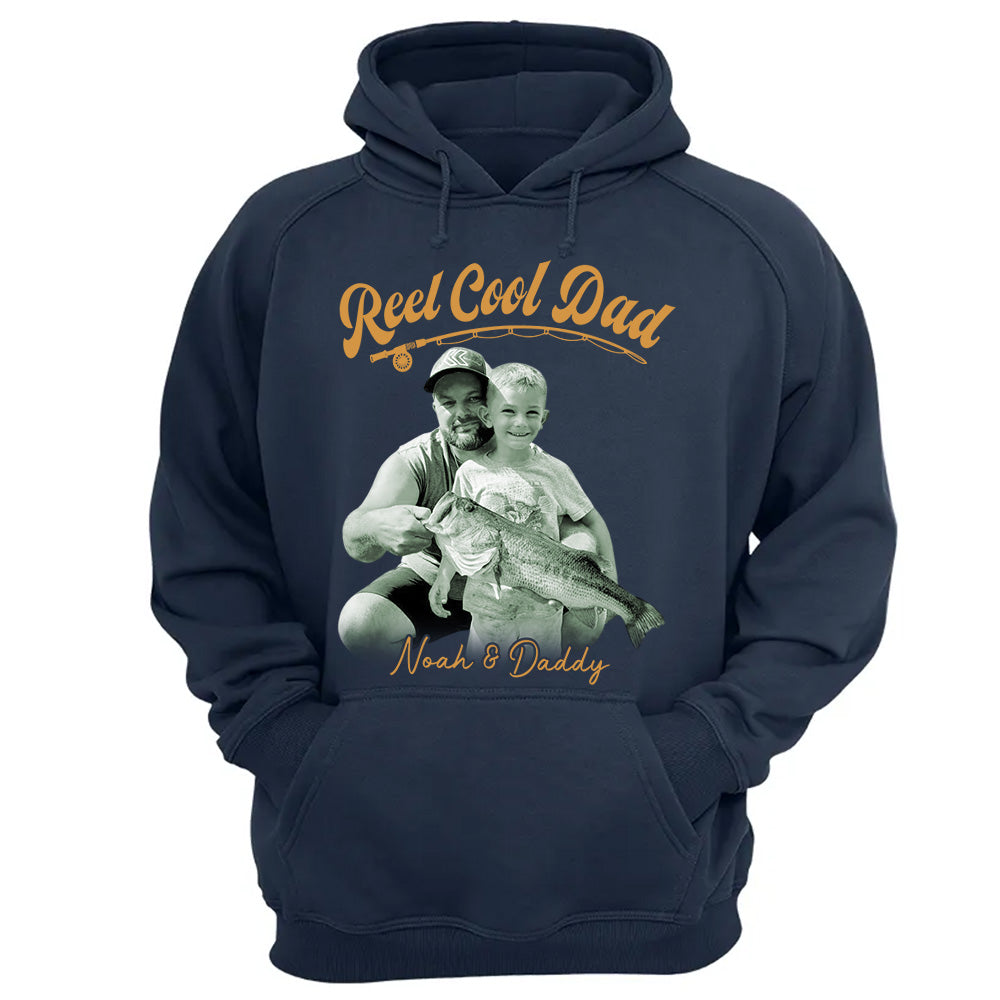 Reel Cool Dad - Personalized Vintage Shirt For Fishing Family - Gifts For Dad NA04 VH01