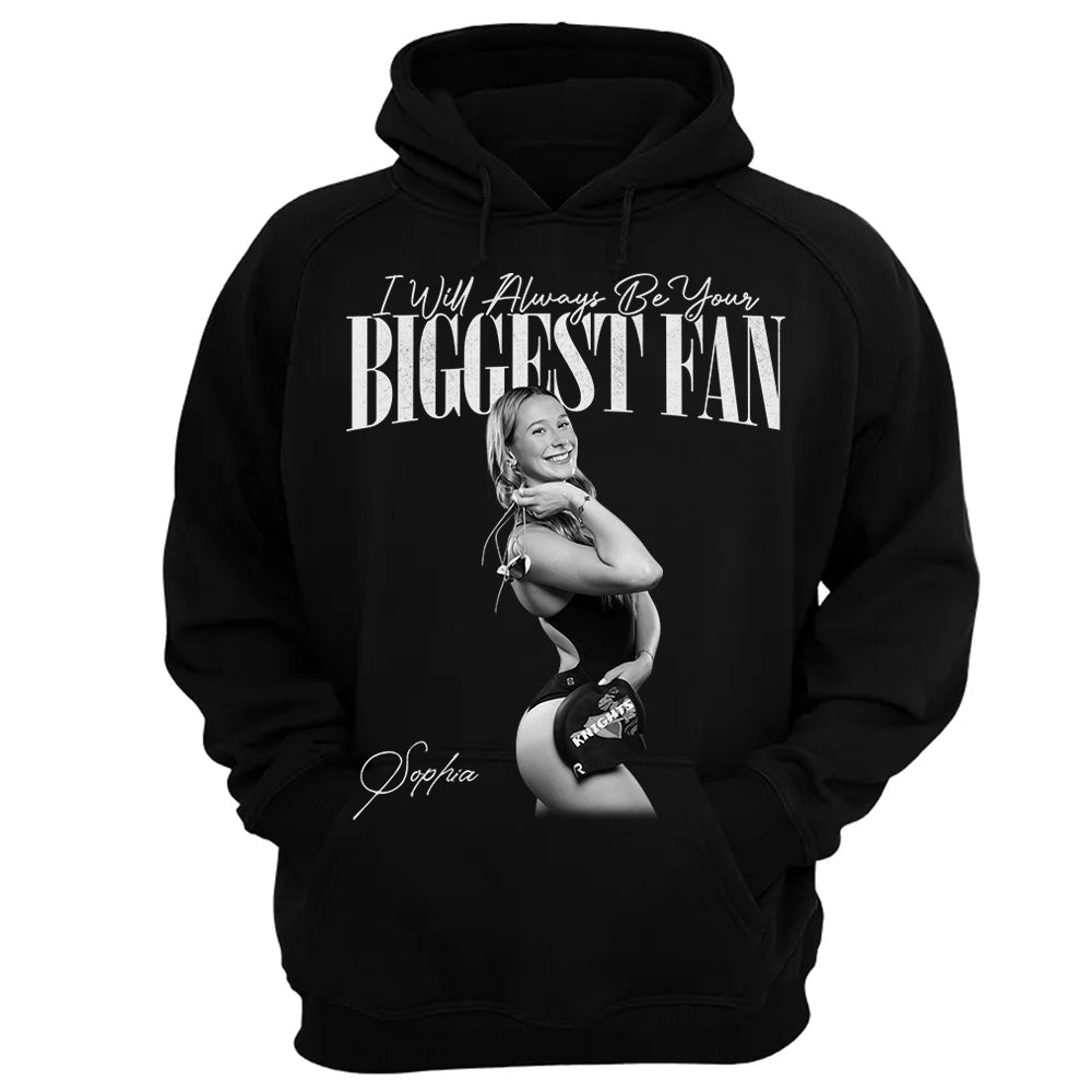 I’ll Always Be Your Biggest Fan – Vintage Washed Retro Bootleg Tee for Swimming Players NA02