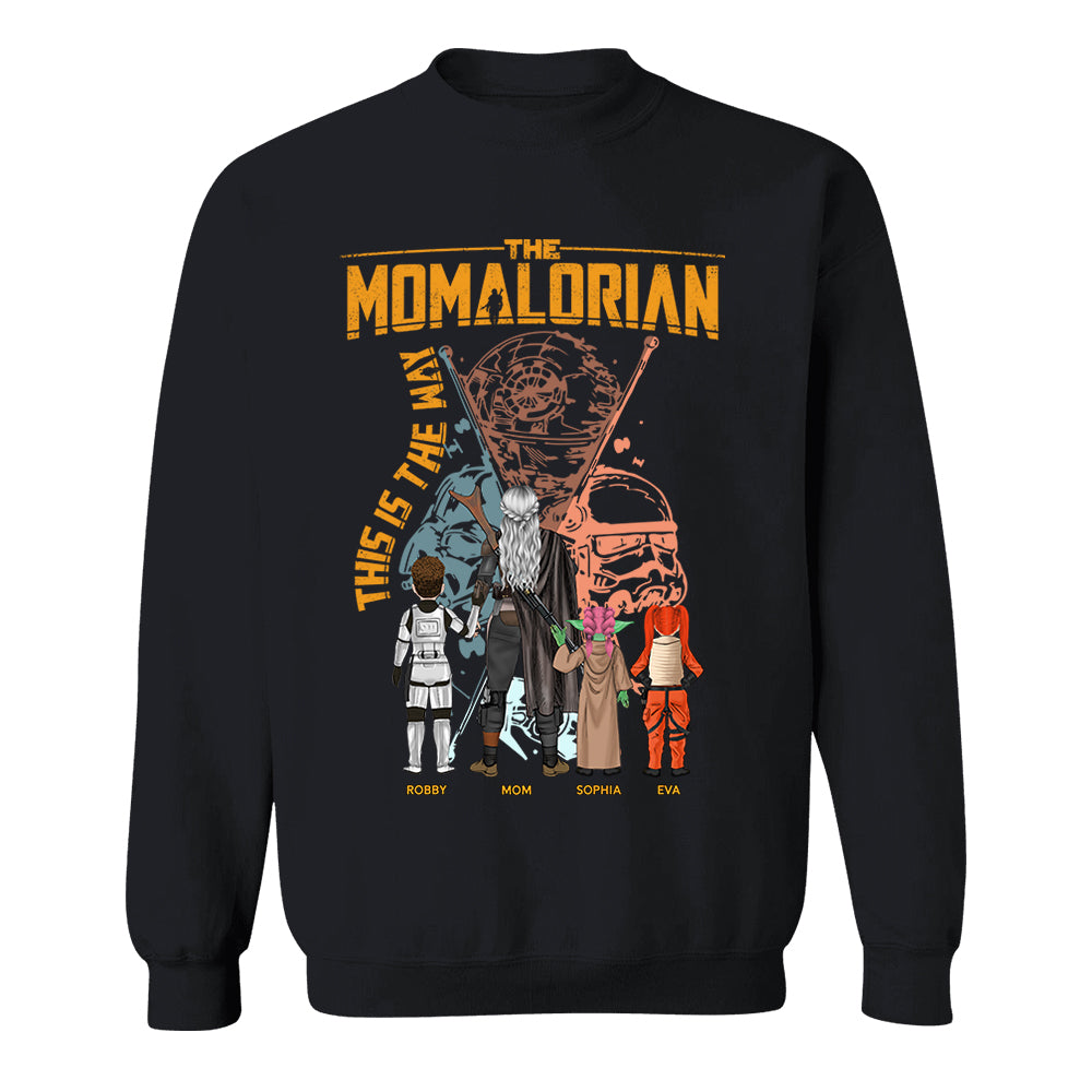 The Momalorian This Is The Way - Personalized Shirt For Mom - Mother's Day Gift 2026 T1807 Nh00