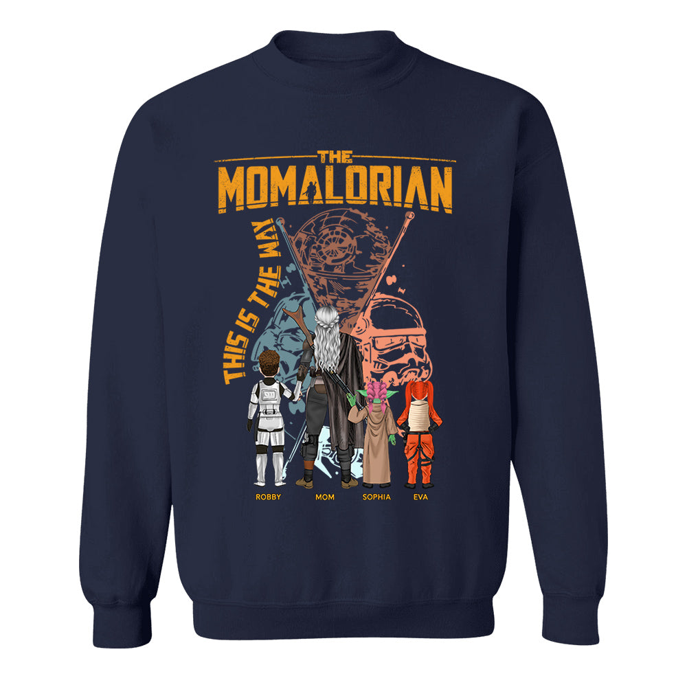 The Momalorian This Is The Way - Personalized Shirt For Mom - Mother's Day Gift 2026 T1807 Nh00