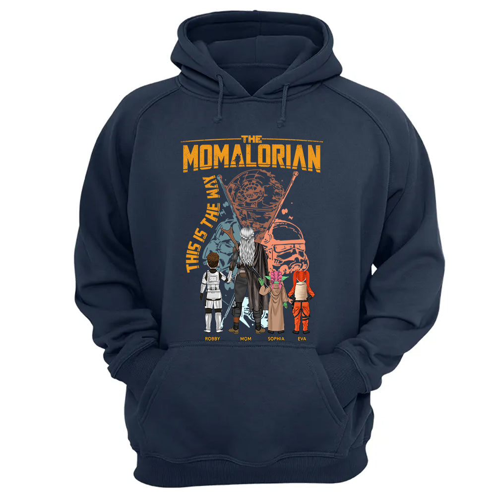 The Momalorian This Is The Way - Personalized Shirt For Mom - Mother's Day Gift 2026 T1807 Nh00