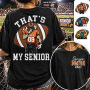 Personalized Senior Football Mom Shirt, That's My Senior, Game Day Shirt, Senior Shirt T1807 Hv01