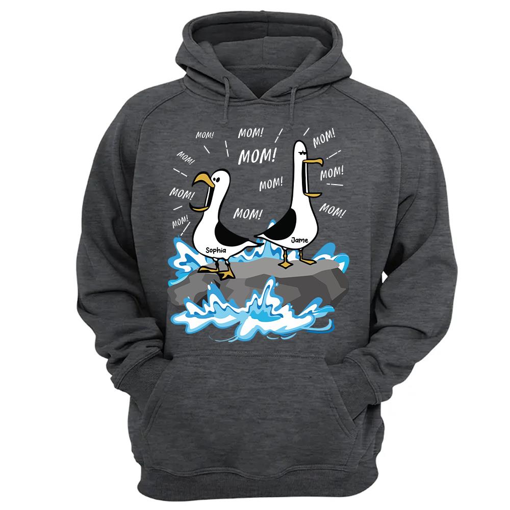 Trending Personalized Seagull Mom Mom Mom - Personalized Shirt - Funny Mother's Day Gift For Mom 