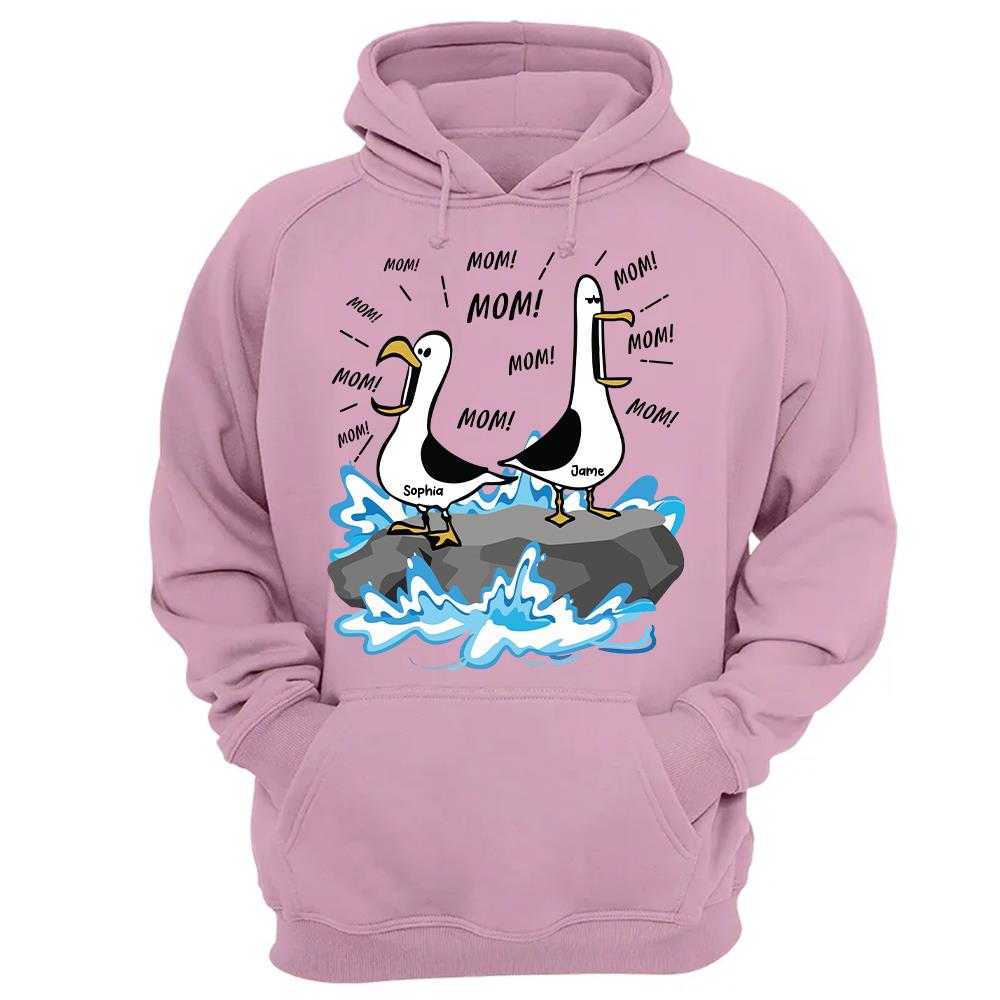 Trending Personalized Seagull Mom Mom Mom - Personalized Shirt - Funny Mother's Day Gift For Mom 