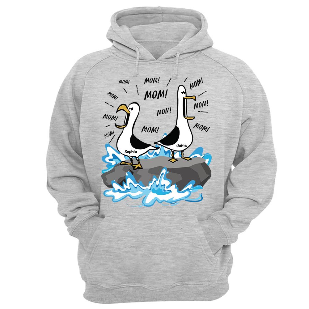 Trending Personalized Seagull Mom Mom Mom - Personalized Shirt - Funny Mother's Day Gift For Mom 