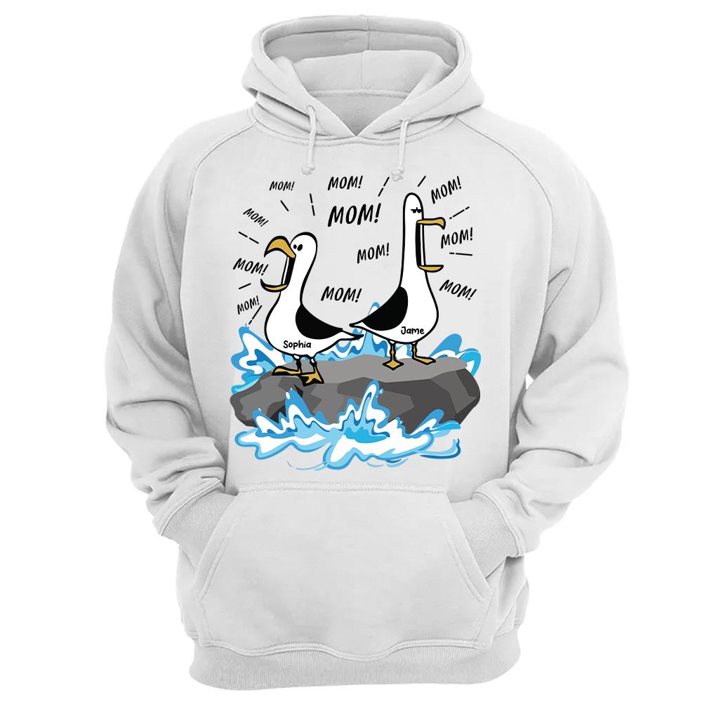 Trending Personalized Seagull Mom Mom Mom - Personalized Shirt - Funny Mother's Day Gift For Mom 